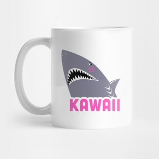 Funny Kawaii Anime Shark Mug